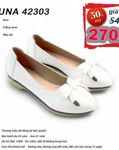 Giày slip on nữ LUNASHOES 42303