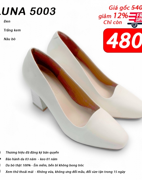 	Giày cao gót LUNASHOES 5003