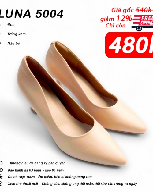 Giày cao gót LUNASHOES 5004