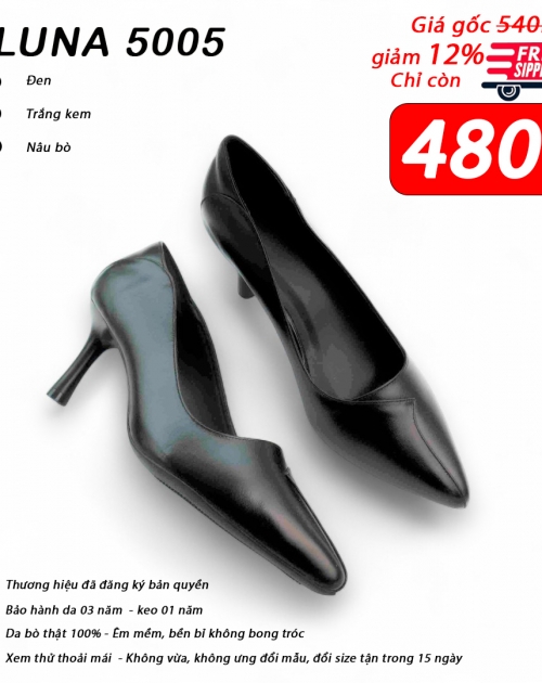 	Giày cao gót LUNASHOES 5005