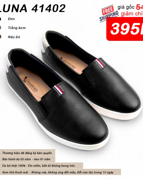 	Giày slipon nữ LUNASHOES 41402