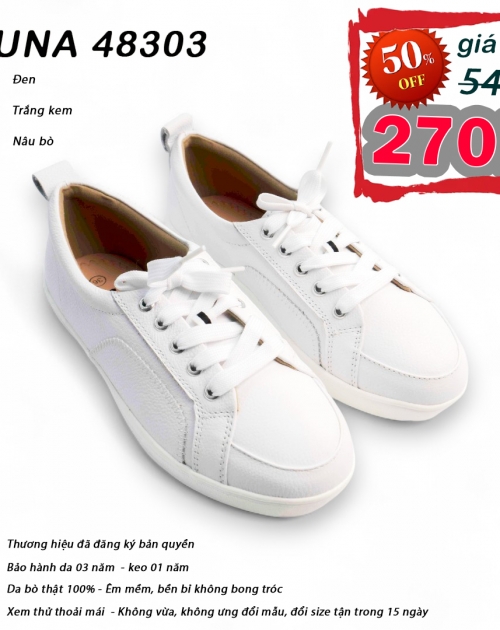 	Giày slip on nữ LUNASHOES 48303