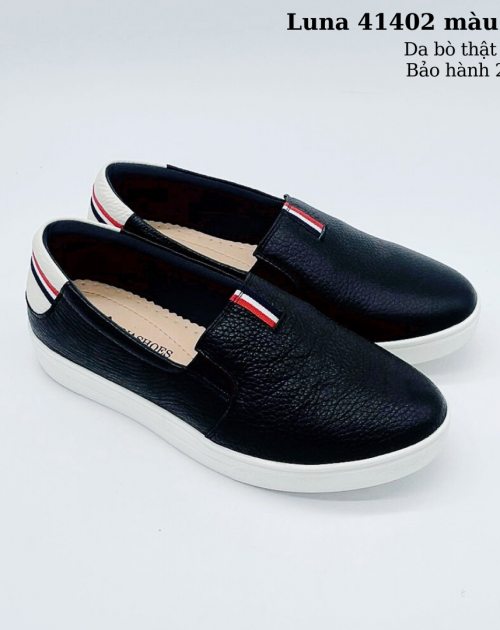 Giày slipon da bò 2p LUNASHOES 41402