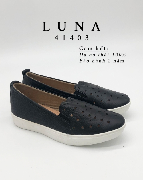 Giày slip on nữ 2p LUNASHOES 41403