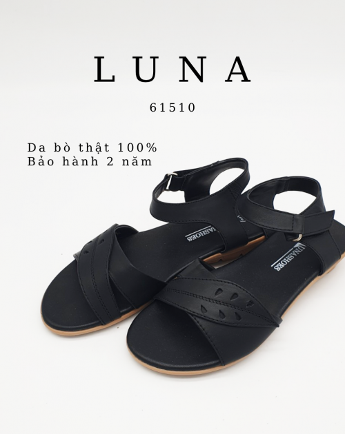 Sandal nữ da bò LUNASHOES 61510